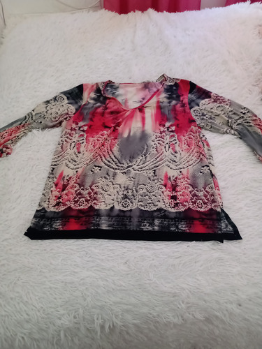 Blusa Remera Talle L Manga Larga Mujere