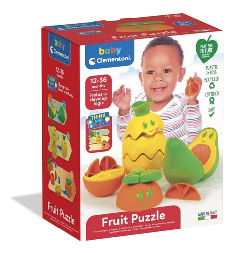 Juego Didáctico Infantil Canasta De Frutas 17686 Clementoni