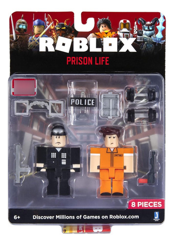 Figura De Accion Roblox Prison Life + Código Virtual