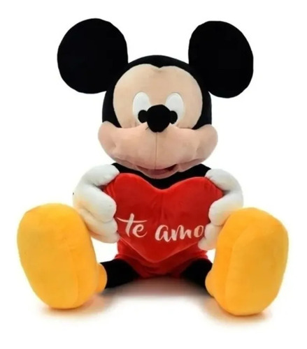 Peluche Mickey 45 Cm Con Corazon Phi Phi Toys