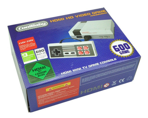 Consola Retro Coolbaby Hd Hdmi 8bits/ Espejo Nesmini 500+ (Reacondicionado)