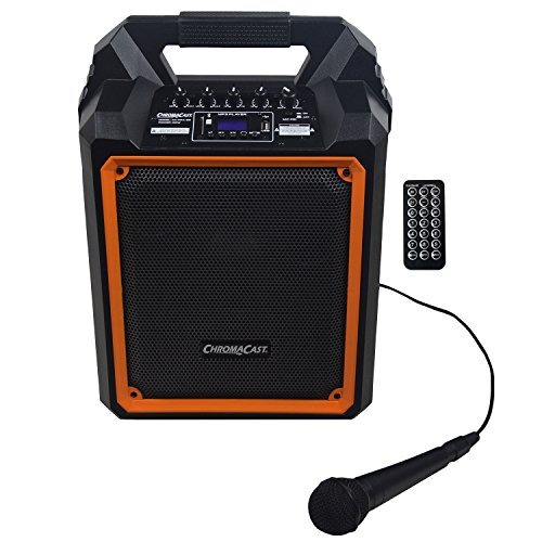 Chromacast Portable 2 Channel 2 Way 60 Watt Rechargeable Bl