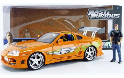 Jada 1:24 Toyota Supra 1995 Con Figura De Brian O'conner