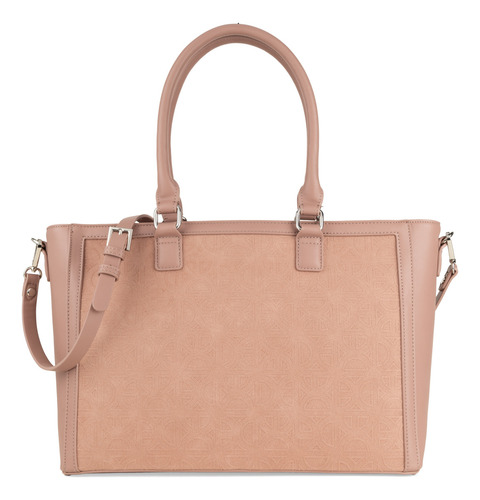 Bolsa Tote Cloe Oreli Grande Color Nude