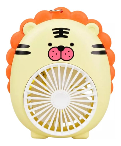 Ventilador De Mano Portatil Con Usb Recargable Con Correa Animalitos Paseo Verano G11-SF-AF93018