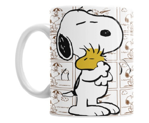 Tazas Snoopy Cerámica Calidad Orca Con Cajita