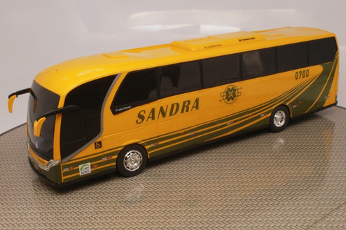 Ônibus Em Miniatura De Brinquedo Viação Sandra