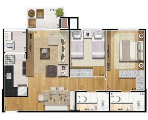 Imagem 3 de 21 de Viverdi Recanto Residencial - Ap-0226 - 3295361
