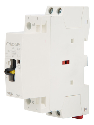 Manual Doméstico De Contactor Ac 2p 25a 220v 50hz Con Riel D