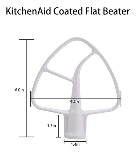 Gancho Para Amasar K45dh, Batidor Plano Con Revestimiento K4