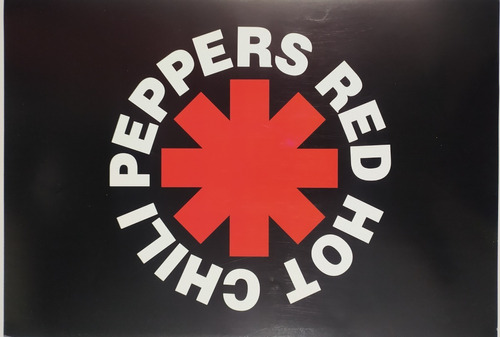 Poster Lamina Red Hot Chili Peppers Laser Rock Vintage