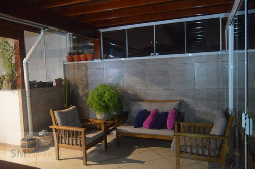 Cobertura Com 2 Dormitórios À Venda, 140 M² Por R$ 562.000,00 - Vila Pires - Santo André/sp - Co0162