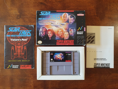 Star Trek: The Next Generation Snes Na Caixa Completo