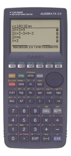 Calculadora, Casio, Algebra Fx 2.0 Plus
