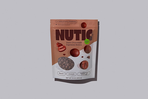 Granos De Café Espresso Cubiertos De Chocolate Negro Gourmet