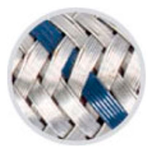 Manguera Flexible Trensada De Aluminio 55 Cm 1/2 X 1/2 Iusa