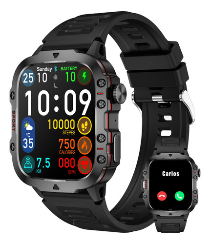 Smartwatch 1.96'' Reloj Inteligente Bluetooth Llamada Alexa