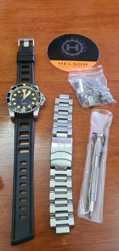 Reloj Helson Shark Diver Automático 500m. En 550 Vrds. (Usado)