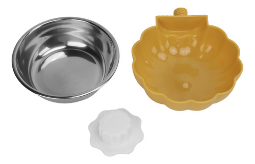 Comedero Extraíble De Acero Inoxidable Para Perros Con Forma