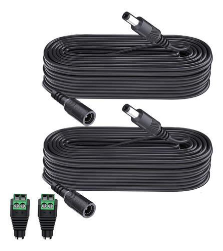 Lonnky Cable De Extension De 2p 30 Pies 12 V Cc, Paquete De 