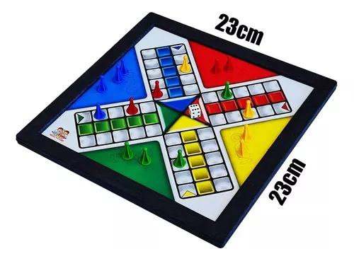 Jogo 2 Em 1 Ludo E Sobe Desce Tabuleiro 23cm Prenda Atacado