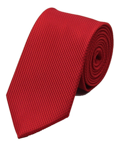 Corbata Microfibra Rojo Text Philippe Salvet