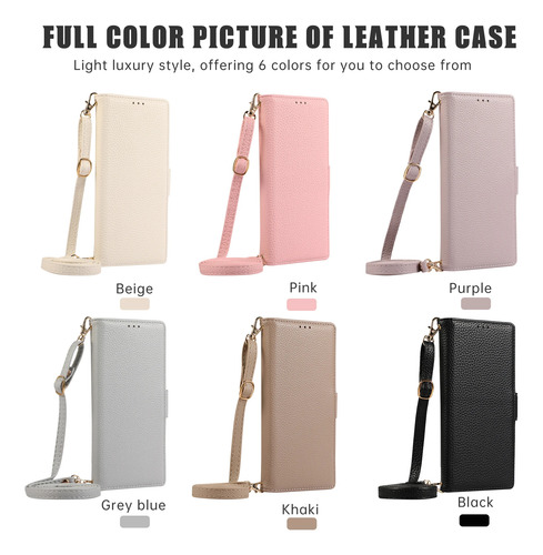 Funda De Piel Tipo Cartera Con Ranura Para Google Cover