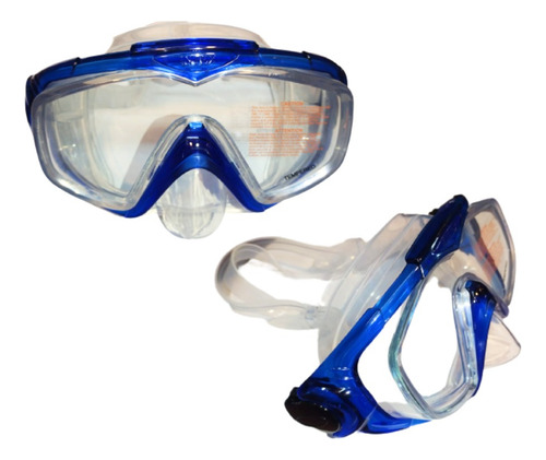 Snorkel Lente Vidrío Templado Y Respirador De Buceo Adulto