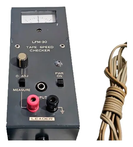 Raridade Único No Ml - Tape Speed Checker Leader Lfm-30 Raridade Único No Ml - Tape Speed Checker Leader Lfm-30