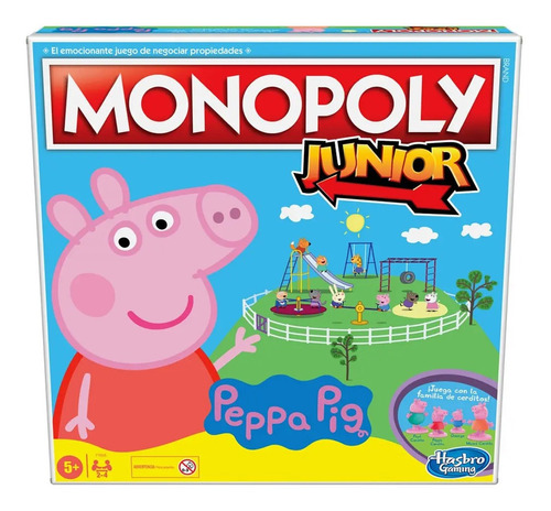 Juego De Mesa Monopoly Junior Peppa Pig Hasbro F1656