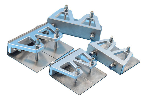 Pestañas De De Metal Aletas De Ajuste Placas De 76x50x19 Mm