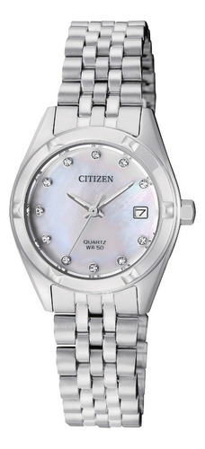 Reloj Citizen Quartz Dama Gris Ladies' Eu6050-59d - S022