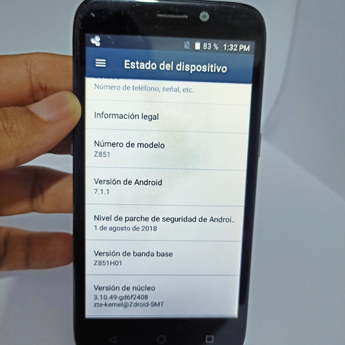 Zte Prelude+ Z851 Para Repuesto Sirve Para Whatsapp (Usado)