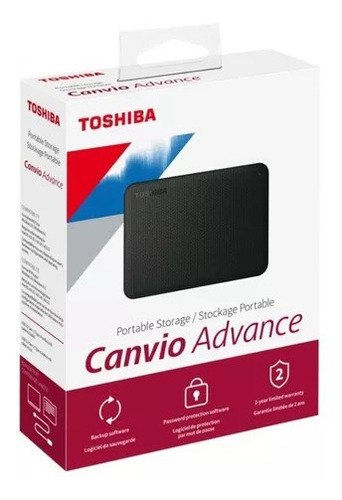 Toshiba Disco Externo 4tb Canvio Advance V10 Hdtca40xk3aa