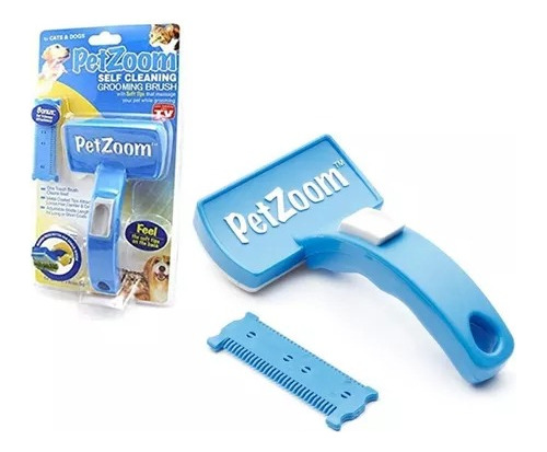 Cepillo Peine Mascotas Petzoom Perros Gatos Kit Aseo