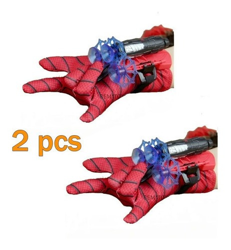 2 Spiderman Glove Lanza Telarañas De Web Shooter