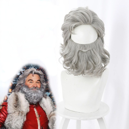 Peluca De Regalo, Peluca De Papá Noel, Peluca En D