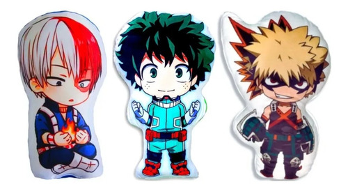 Pack Mini Cojines Boku No Hero - My Hero Academia -3 Cojines