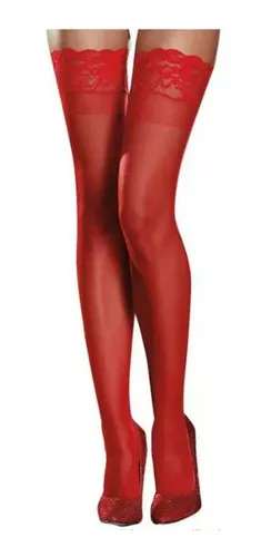 Medias rojas para mujer suaves y duraderas / pantimedias opacas / medias  disponibles en tallas grandes -  México
