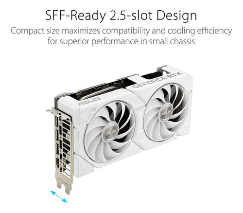 Placa Gráfica Asus Dual Geforce Rtx 4070 Super Evo White Oc