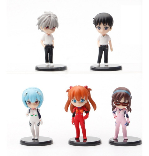 Set Evangelion Figuras De Anime Cosplay Entrega Inmediata 