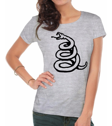 Remeras Estampadas Mujer Metallica2 Inkpronta