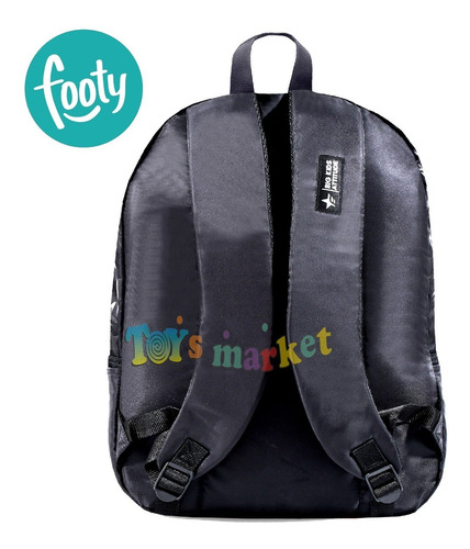 Imagen 3 de 5 de Mochila Espalda Escolar De 18 Pulgadas Estampa Footy