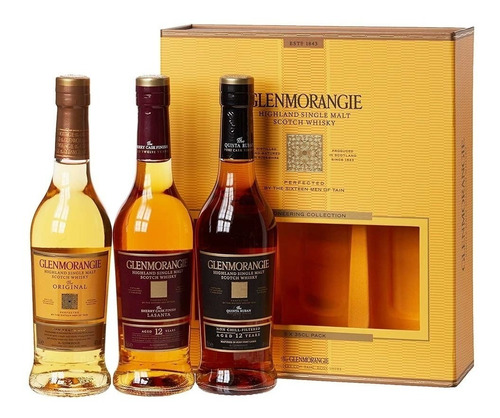 Whisky Glenmorangie Tri Pack X 350 Ml Liniers Nordelta