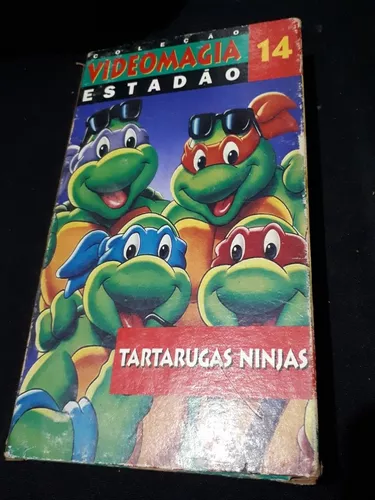 Vhs Desenho Infantil Tartarugas Ninjas Coleção Estadão