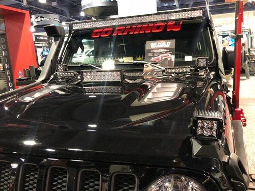 Imagen 2 de 9 de Diadema Montaje Para Barra Led Jeep Wrangler Gladiator 18-20
