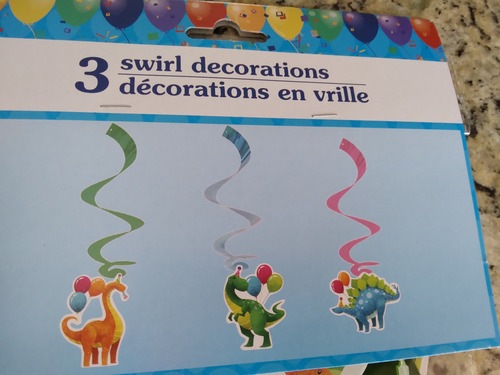 Kit De Cumpleaños Motivo Dinosaurios Para Niños