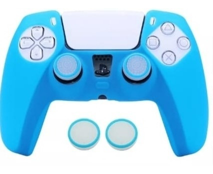 Funda Ps5 De Silicona Que Brilla En La Oscuridad  + 2 Grips