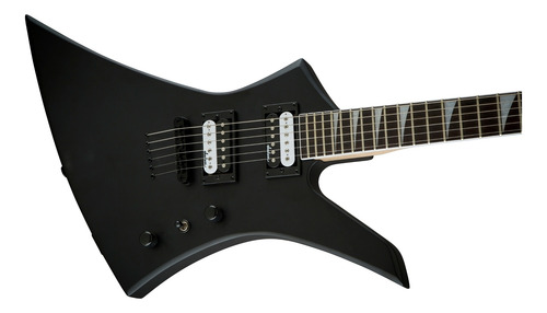 Guitarra elétrica Jackson JS Series Kelly JS32T de choupo satin black satin com diapasão de amaranto