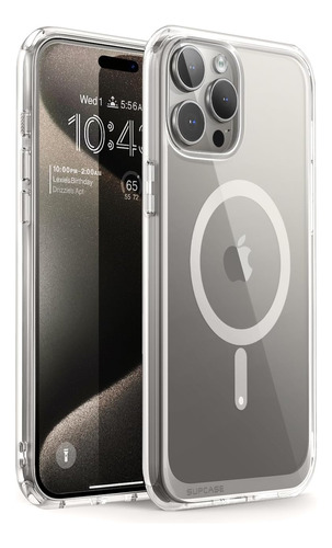 Funda Supcase Para iPhone 15 Pro Max/resistente-transparente
